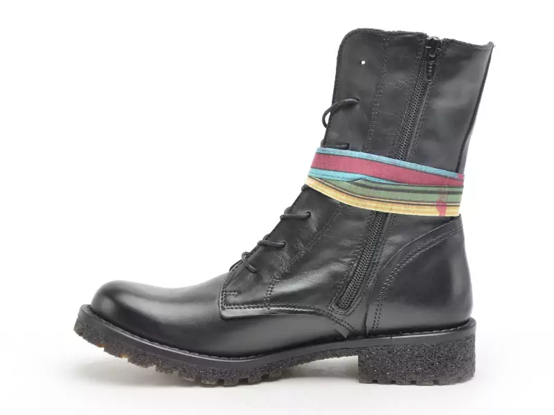 Felmini B501 Noir Boots et Bottines Plates Femme