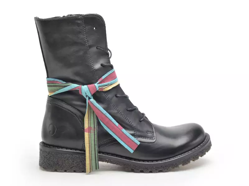 Felmini B501 Noir Boots et Bottines Plates Femme