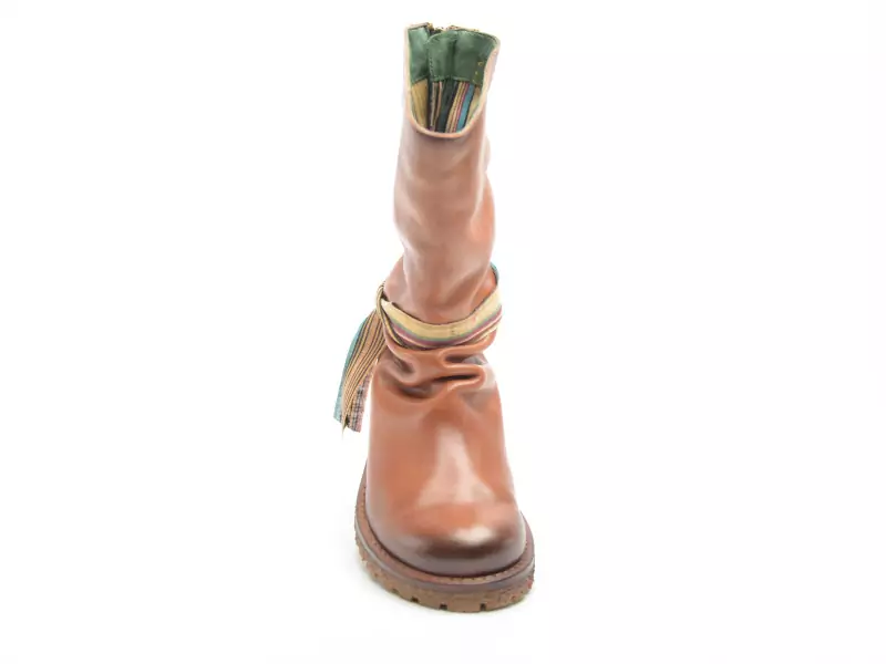 Felmini D609 Marron Boots et Bottines Plates Femme