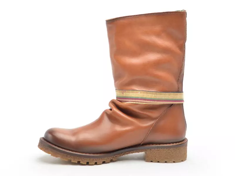 Felmini D609 Marron Boots et Bottines Plates Femme