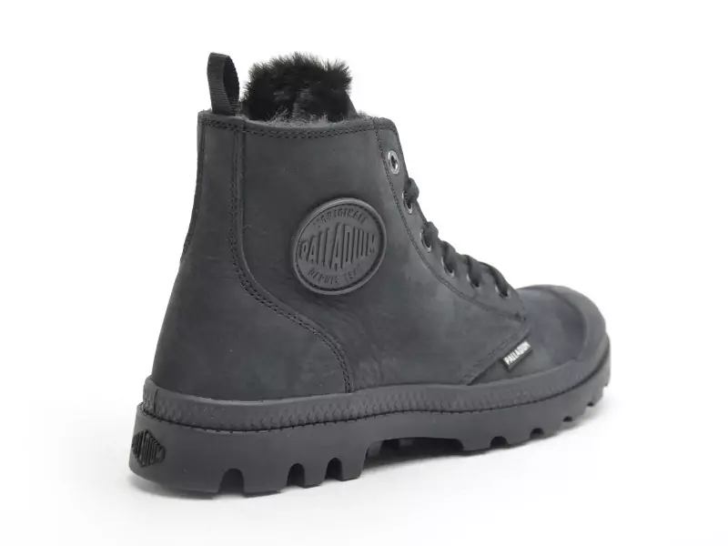 Palladium PAMPA HI ZIP WL Noir Boots et Bottines Plates Femme