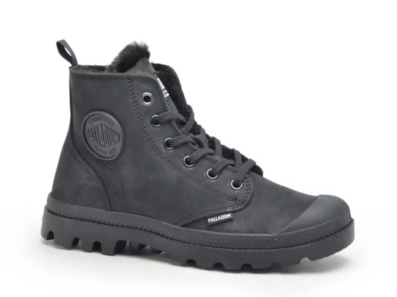 Palladium PAMPA HI ZIP WL Noir Boots et Bottines Plates Femme