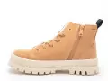Palladium PALLASHOCK ZIP WARM DEAR Marron Boots et Bottines Plates Femme