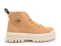 Palladium PALLASHOCK ZIP WARM DEAR Marron Boots et Bottines Plates Femme