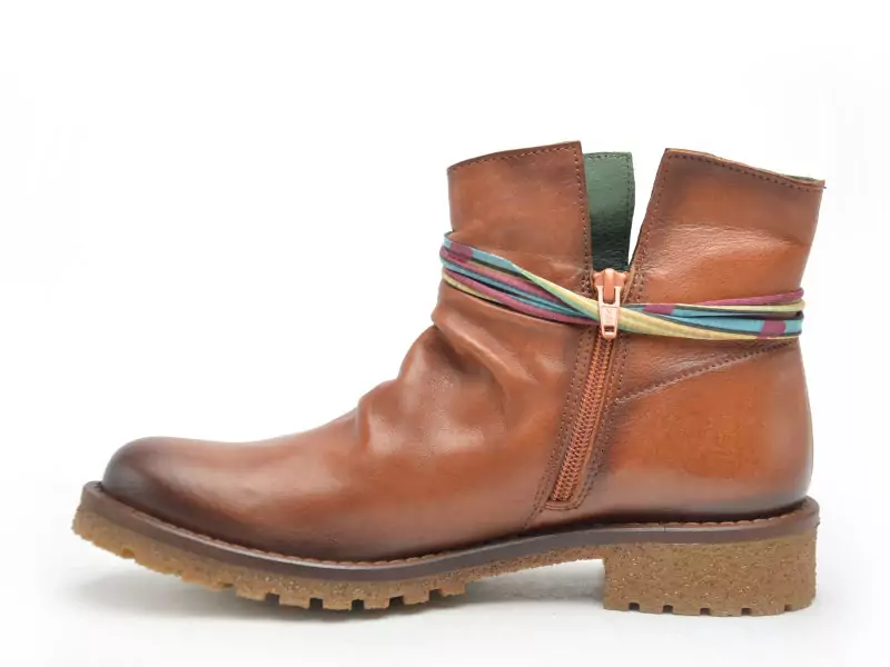 Felmini E013 Marron Boots et Bottines Plates Femme