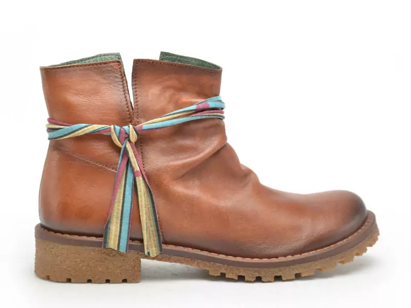 Felmini E013 Marron Boots et Bottines Plates Femme