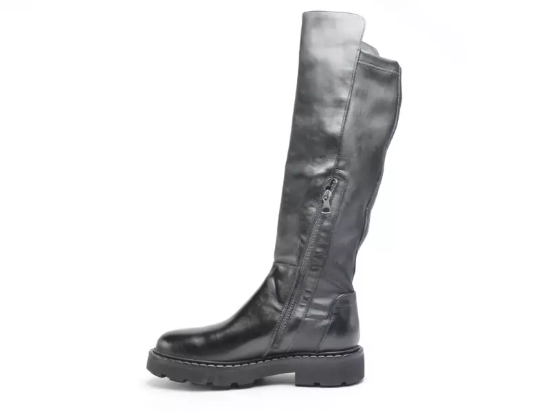 Mjus L88306 Noir Bottes Plates Femme