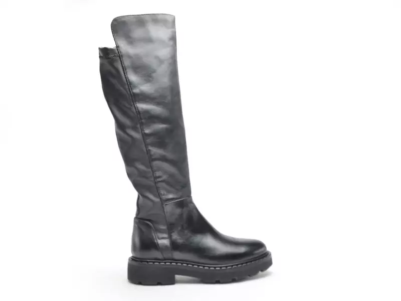 Mjus L88306 Noir Bottes Plates Femme