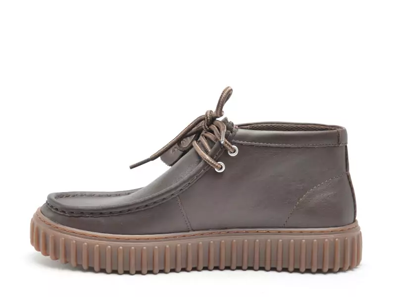 Clarks TORHILL HI Marron Mocassins Homme