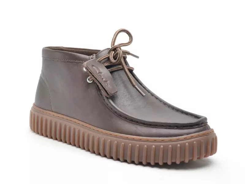 Clarks TORHILL HI Marron Mocassins Homme