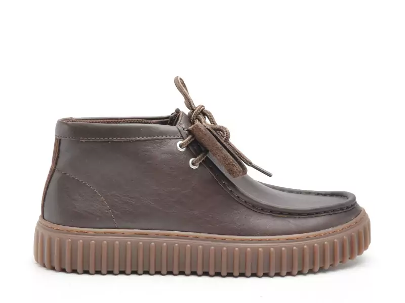 Clarks TORHILL HI Marron Mocassins Homme
