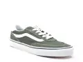 Vans BROOKLYN LS SUEDE C Vert Baskets Basses Homme