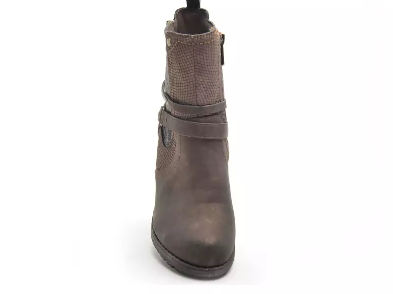 Mustang 15M0162008 Marron Boots et Bottines à Talons Femme