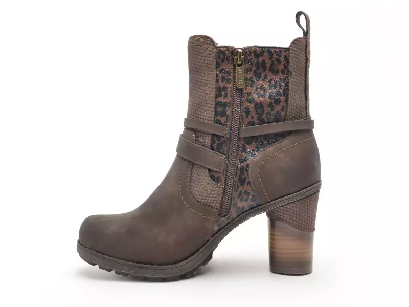 Mustang 15M0162008 Marron Boots et Bottines à Talons Femme