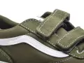 Vans BROOKLYN LSV Kaki Baskets Basses Garçon