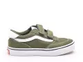 Vans BROOKLYN LSV Kaki Baskets Basses Garçon