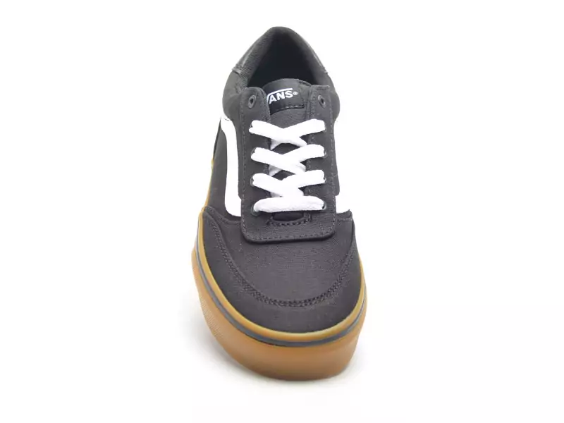 Vans BROOKLYN LS CANVAS Noir Baskets Basses Garçon