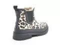 Verbenas LUA MATE COMBI ANIMAL FUR Noir Boots et Bottines Plates Femme