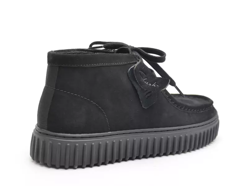 Clarks TORHILL HI Noir Mocassins Homme