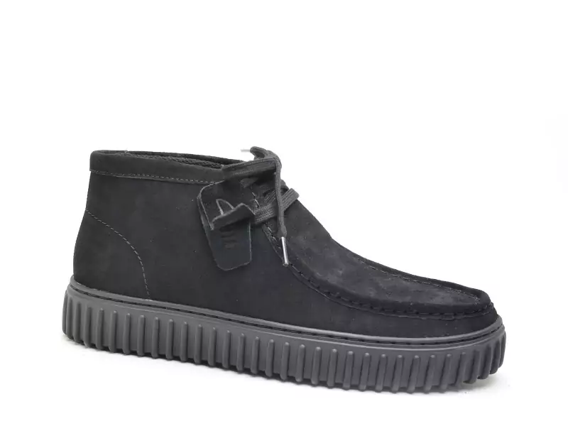 Clarks TORHILL HI Noir Mocassins Homme