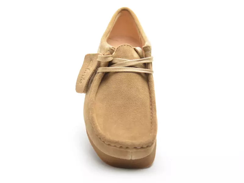 Clarks WALLABEEEVOSH Beige Mocassins Femme