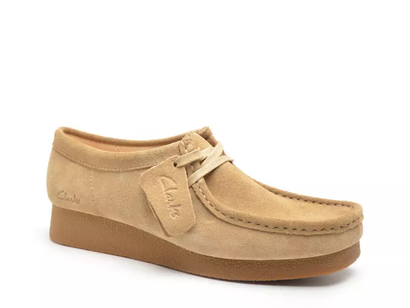 Clarks WALLABEEEVOSH Beige Mocassins Femme