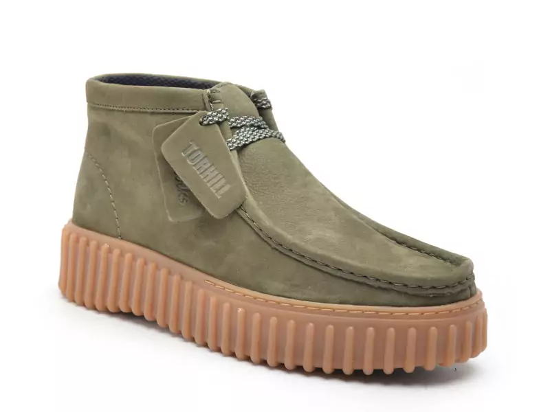 Clarks TORHILL MOSS Kaki Boots et Bottines à Talons Femme