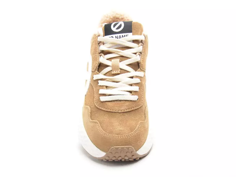 No Name CARTER JOGGER SUEDE Marron Baskets Basses Femme