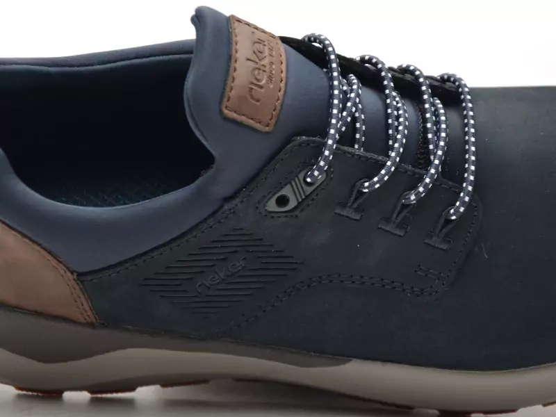 Rieker 06050 Bleu Baskets Basses Homme