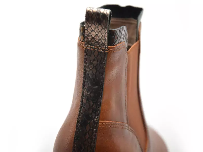 Fugitive GENOI Marron Boots et Bottines Plates Femme