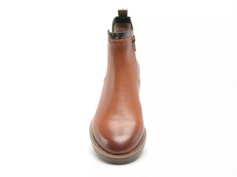 Fugitive GENOI Marron Boots et Bottines Plates Femme