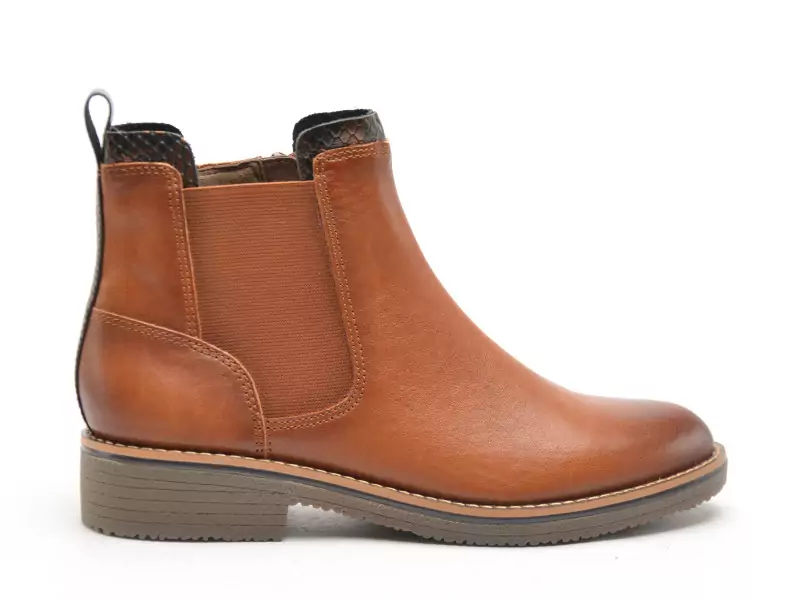 Fugitive GENOI Marron Boots et Bottines Plates Femme