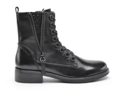 ROXANA 49 Noir Boots et Bottines Plates Femme