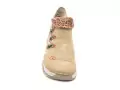 Rieker 45983 Beige Boots et Bottines Plates Femme