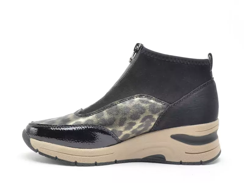 Rieker N9362 Noir Boots et Bottines à Talons Femme