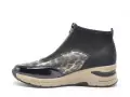 Rieker N9362 Noir Boots et Bottines à Talons Femme