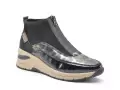 Rieker N9362 Noir Boots et Bottines à Talons Femme