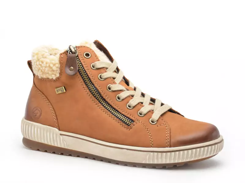 Remonte D0770 Marron Boots et Bottines Plates Femme