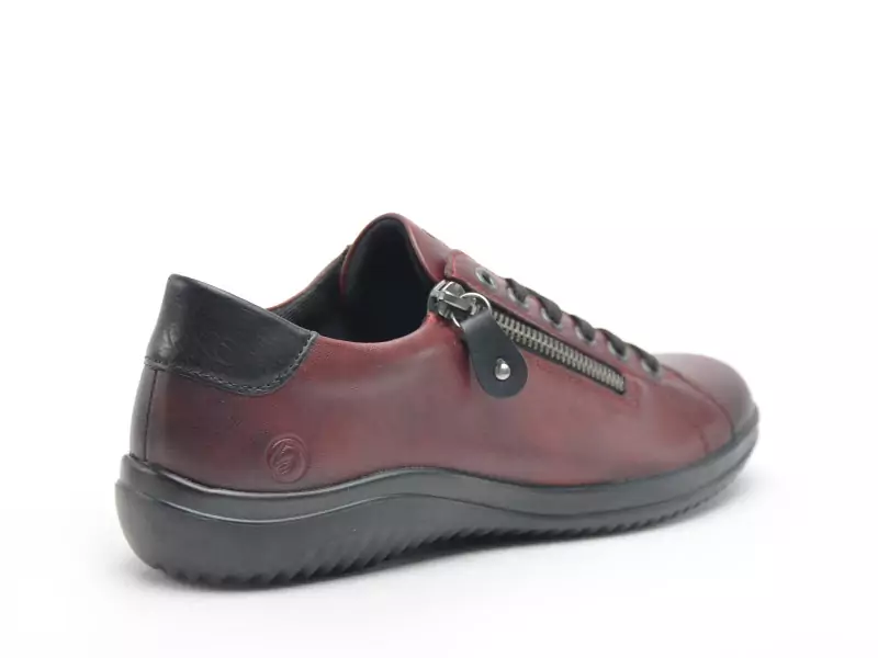 Remonte D1E03 Bordeaux Baskets Basses Femme