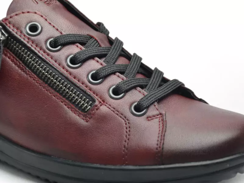 Remonte D1E03 Bordeaux Baskets Basses Femme