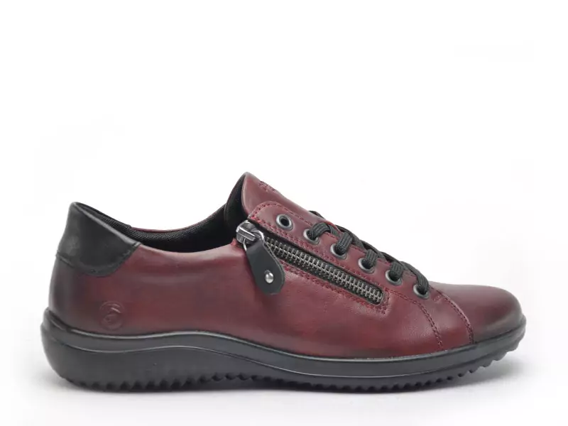Remonte D1E03 Bordeaux Baskets Basses Femme