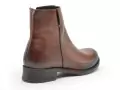Coco Abricot AMANVILLERS CUIR Marron Boots et Bottines Plates Femme