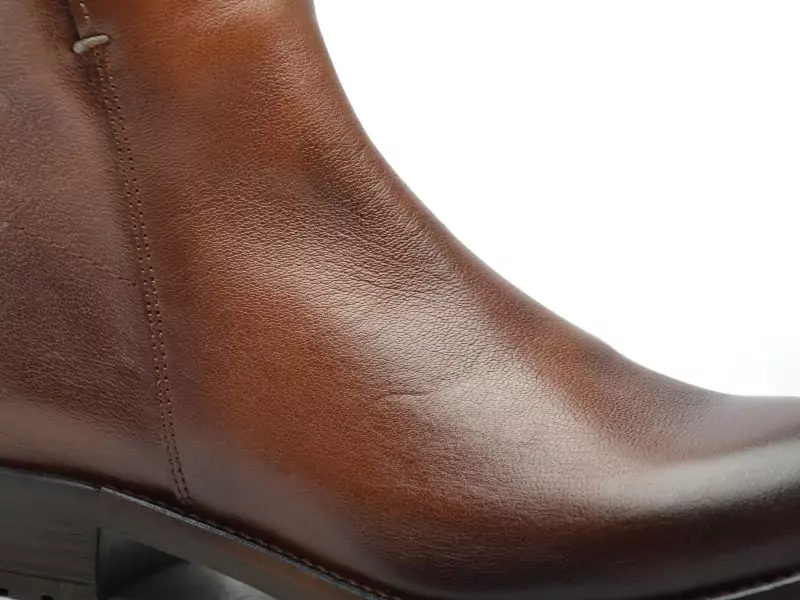Coco Abricot AMANVILLERS CUIR Marron Boots et Bottines Plates Femme