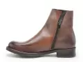 Coco Abricot AMANVILLERS CUIR Marron Boots et Bottines Plates Femme