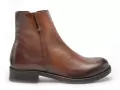 Coco Abricot AMANVILLERS CUIR Marron Boots et Bottines Plates Femme