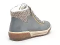 Rieker N0709 Bleu Boots et Bottines Plates Femme
