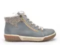 Rieker N0709 Bleu Boots et Bottines Plates Femme