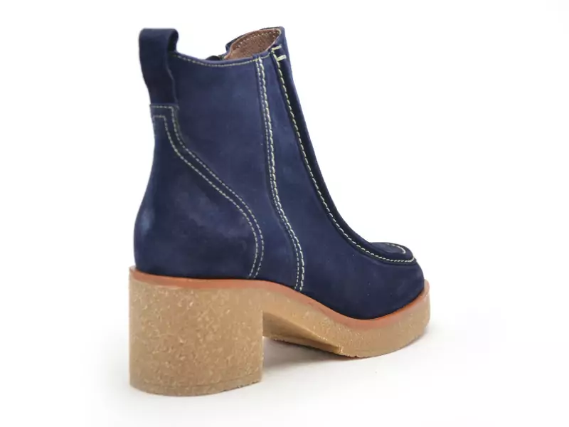 Minka BAYAN Bleu Boots et Bottines à Talons Femme