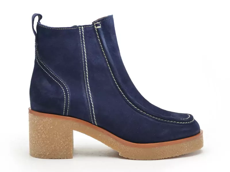 Minka BAYAN Bleu Boots et Bottines à Talons Femme