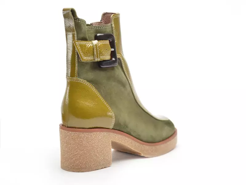 Minka EMOGI Vert Boots et Bottines à Talons Femme